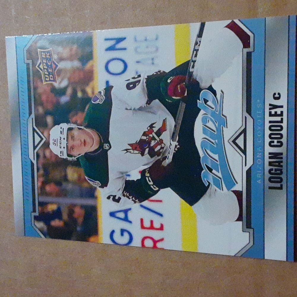 Logan Cooley Coyotes NHL Hockey Cards